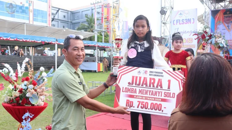 FLS3N SD Meriahkan HUT ke-348 Gunungsitoli