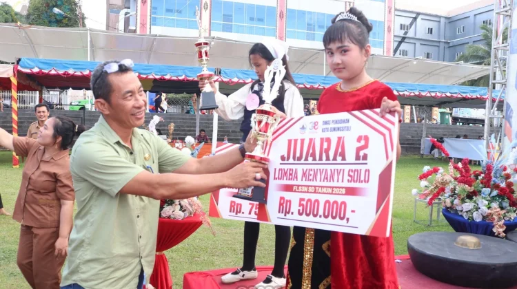 FLS3N SD Meriahkan HUT ke-348 Gunungsitoli