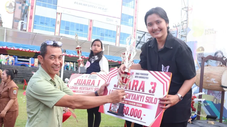 FLS3N SD Meriahkan HUT ke-348 Gunungsitoli