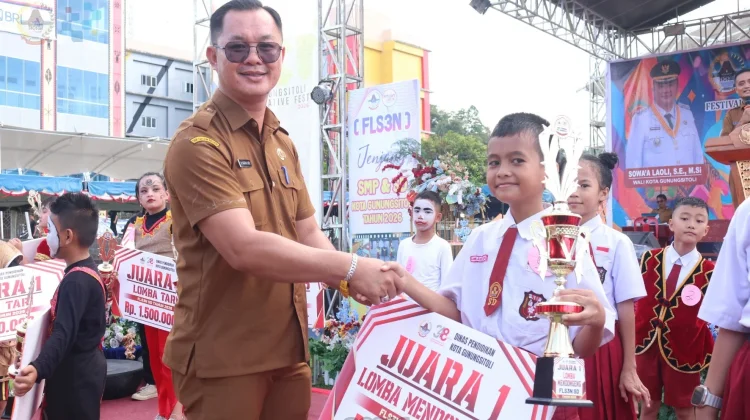 FLS3N SD Meriahkan HUT ke-348 Gunungsitoli