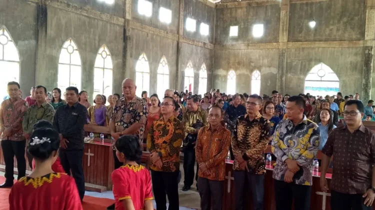 Bupati Nias Utara Hadiri Ibadah Perayaan Paskah Resort 49 BNKP di Hiligodu