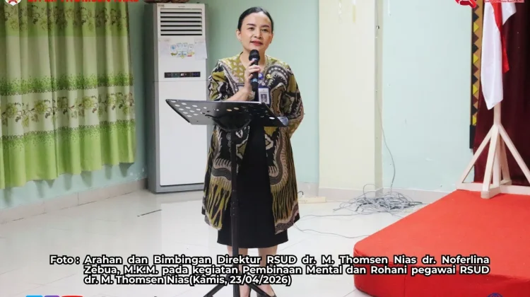 RSUD dr. M. Thomsen Nias Gelar Kegiatan Pembinaan Mental dan Rohani