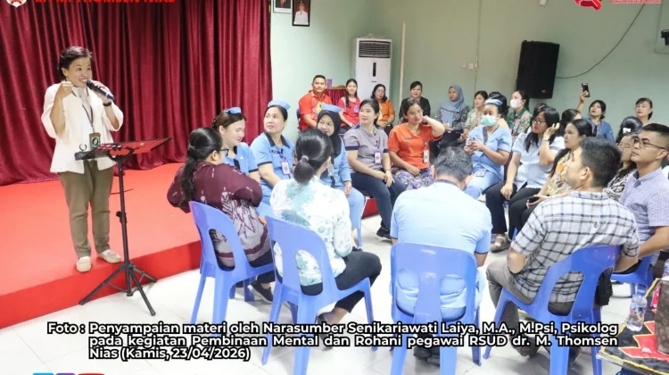 RSUD dr. M. Thomsen Nias Gelar Kegiatan Pembinaan Mental dan Rohani