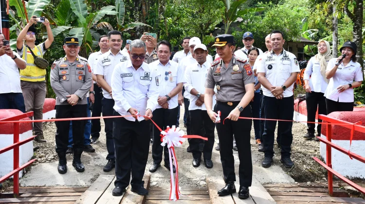 Peresmian Revitalisasi Jembatan Merah Putih Presisi Mua Polri