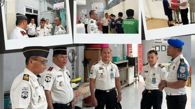 Pastikan Kualitas Makanan, Kalapas Gunungsitoli Kontrol Area Dapur