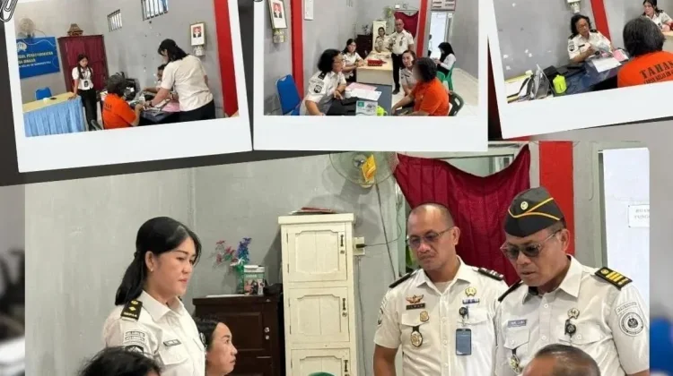Tahanan Baru Jalani Pemeriksaan di Klinik Lapas Gunungsitoli, Bentuk Deteksi Dini