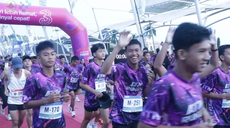 HUT ke-80 AMIN, Wali Kota Flag Off ATM Run 8K
