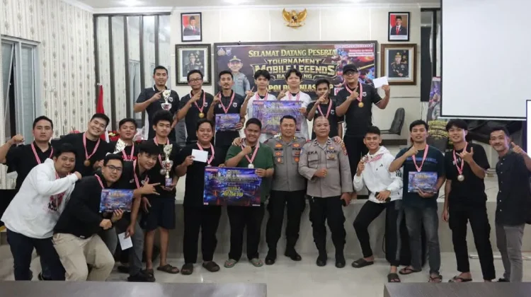Polres Nias Gelar Open Turnamen Mobile Legends