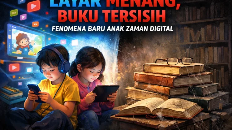 Layar Menang, Buku Tersisih - Fenomena Baru Anak Zaman Digital