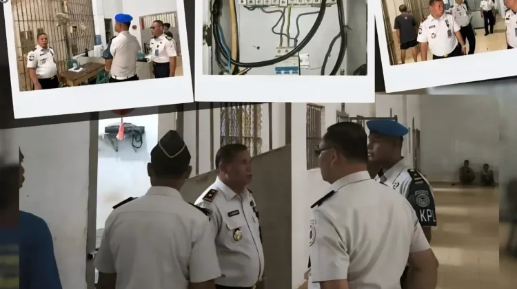 Pastikan Sarana Berfungsi, Kalapas Gunungsitoli Cek Penggunaan Listrik