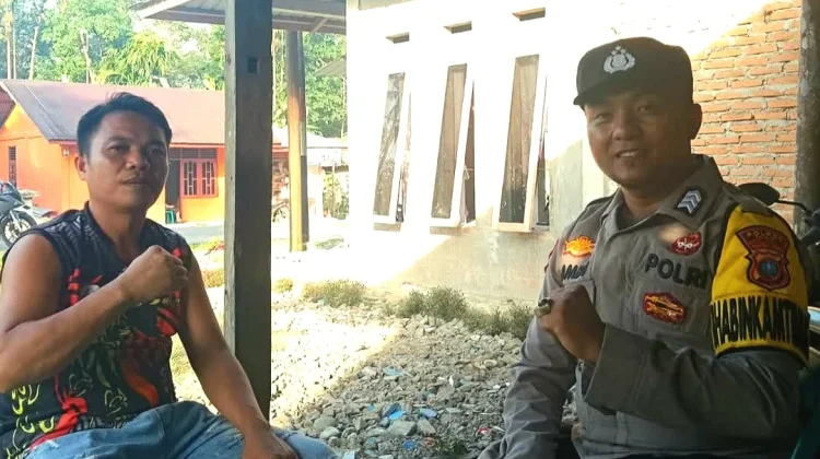 Bhabinkamtibmas Polsek Lolofitu Moi Gelar DDS