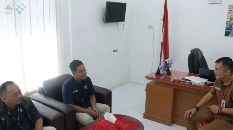 Diskominfo Gunungsitoli Terima Audiensi PT. Pos Indonesia Gunungsitoli