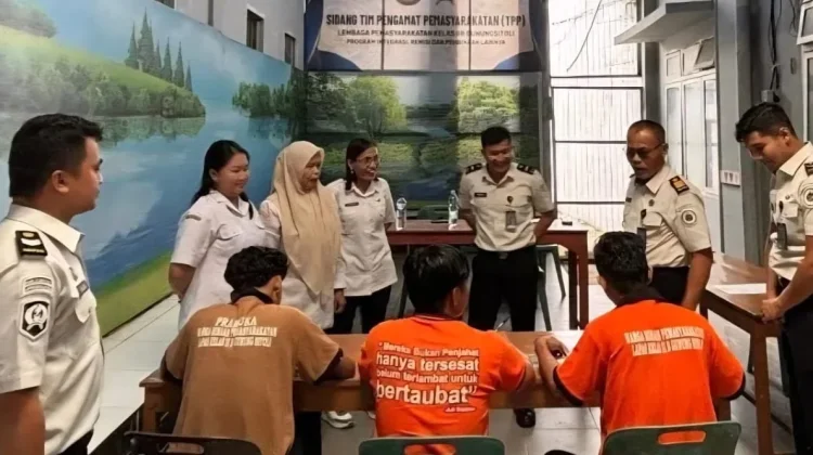 Kunjungan Sanggar Kegiatan Belajar di Lapas Gunungsitoli Perkuat Kerjasama