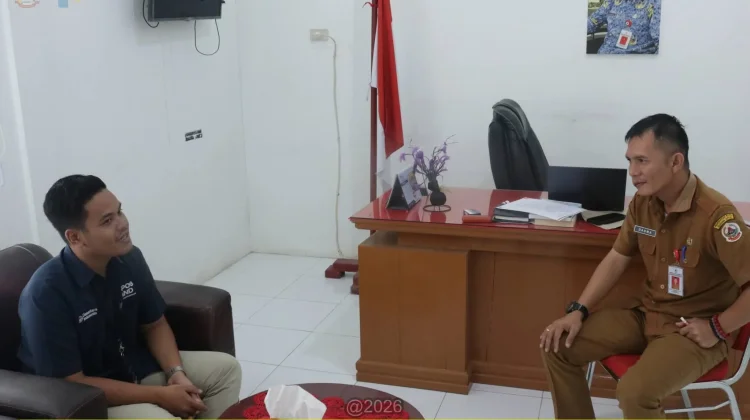 Kominfo Kota Gunungsitoli Perkuat Sinergi dengan PT Pos Indonesia