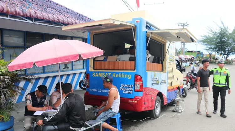 Operasi Bersama Pajak Kendaraan Resmi Digelar di Gunungsitoli