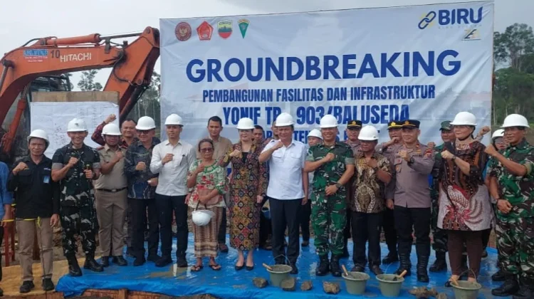 Groundbreaking Yonif TP 903/Baluseda Perkuat Kehadiran TNI di Kepulauan Nias