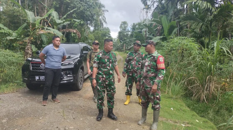 Waaster Dam I/BB Tinjau Progres Karya Bakti TNI di Wilayah Nias