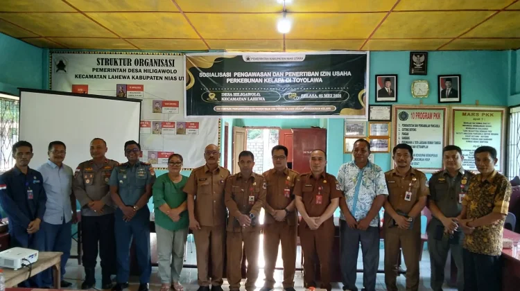 Izin PT SAJ Dicabut, Pemkab Nias Utara Tertibkan Kebun Kelapa Toyolawa
