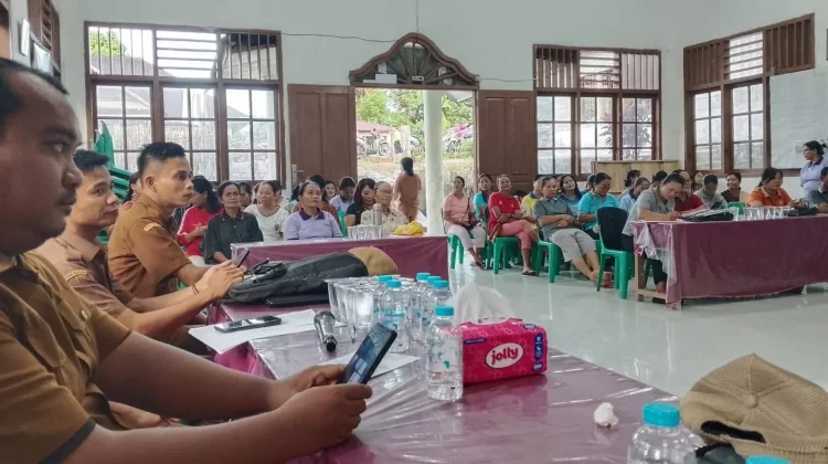 DKPPP bersama Pemdes Simaeasi Sosialisasikan Hidup Sehat