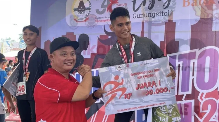 Tren Lari di Gunungsitoli Kian Digemari Anak Muda