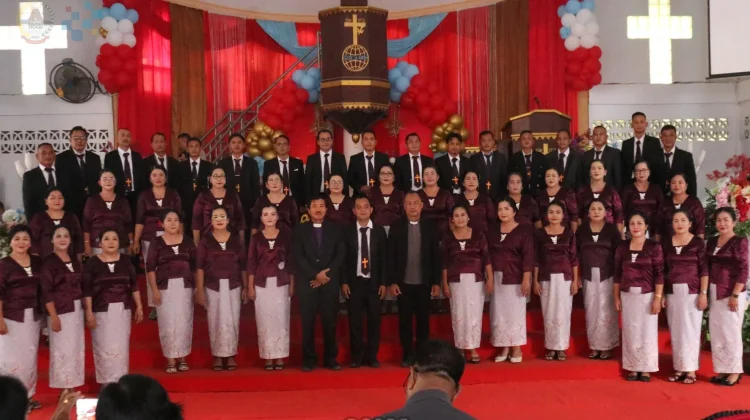 Puncak HUT ke-80 Gereja AMIN Dihadiri Pimpinan Kota Gunungsitoli