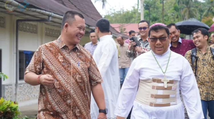 Batu Pertama Pastoran KPKK Fodo Diletakkan, Wali Kota Turut Hadir
