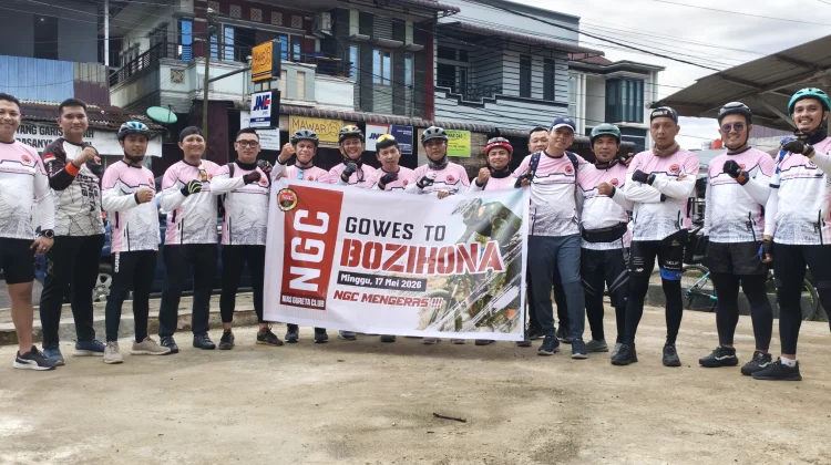 Nias Gureta Club (NGC) Kembali Gowes Touring ke Pantai Bozihona
