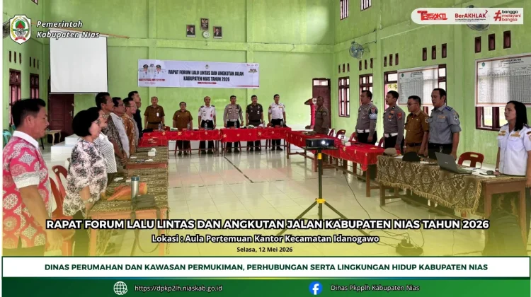 Rapat Forum Lalu Lintas dan Angkutan Jalan Kabupaten Nias Tahun 2026