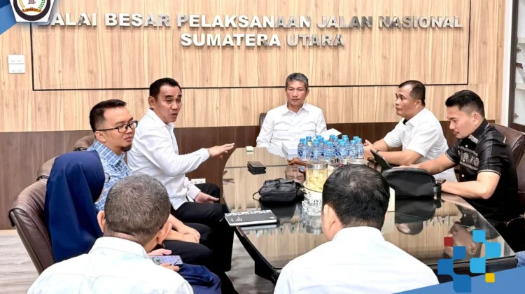 Wakil Bupati Nias Selatan Koordinasi dengan Balai Besar Jalan Nasional