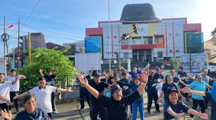 Bersama PWRI, Taspen Group Ajak Pensiunan Hidup Sehat