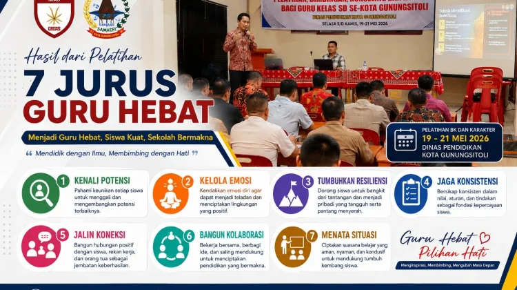 “7 Jurus Guru Hebat”, Guru Diajak Bangun Sekolah yang Aman Nyaman dan Menggembirakan