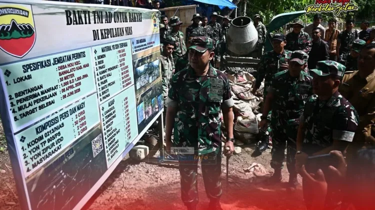 Pangdam I/BB Tinjau Pembangunan di Kabupaten Nias, Sekda Nias Beri Apresiasi