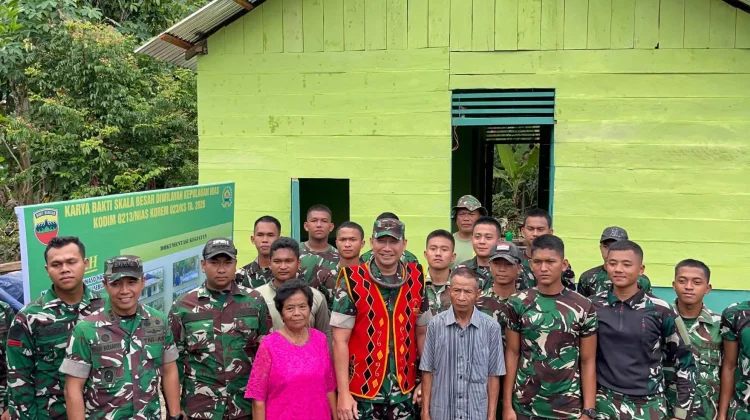 Pangdam I/BB Tinjau RTLH Karya Bakti TNI di Kabupaten Nias
