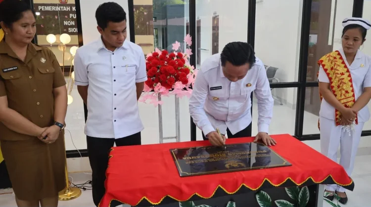 Pemkab Nias Barat Resmikan Puskesmas Non Rawat Inap Sionobanua