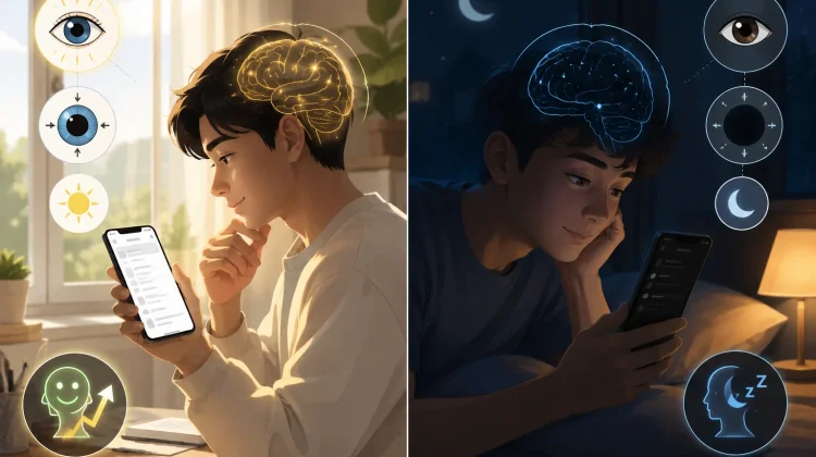 Pengaruh Dark Mode vs Light Mode di HP Terhadap Mood dan Fokus