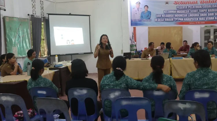 Camat Lahewa Dukung Penuh Program KRISAN dan KILAS PKK Nias Utara di Sitolubanua