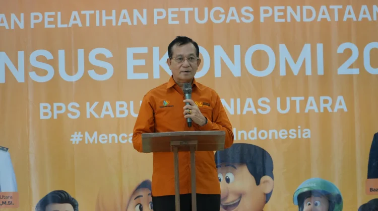 Wabup Yusman Zega : Petugas Sensus Ekonomi 2026 Pikul Tanggung Jawab Besar