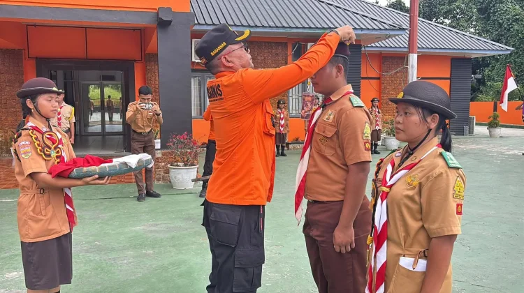 Gudep SMA Negeri 1 Gido Gelar Perkemahan 3 Hari di Kantor Basarnas Nias
