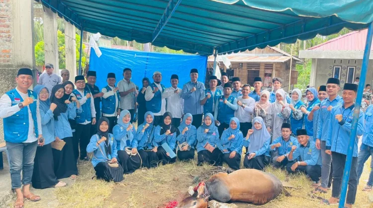 DPD BKPRMI Kota Gunungsitoli Melaksanakan Penyembelihan Hewan Qurban