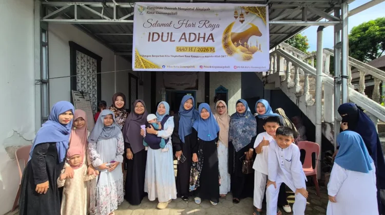PD Nasyiatul Aisyiyah Kota Gunungsitoli Gelar Penyembelihan Hewan Qurban
