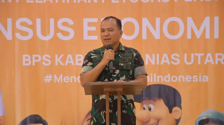 Dandim 0213/Nias: Babinsa Siap Kawal Petugas Sensus Ekonomi 2026 di Lapangan