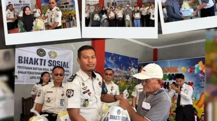 Lapas Gunungsitoli Berikan Bantuan Sosial Kepada Keluarga WBP