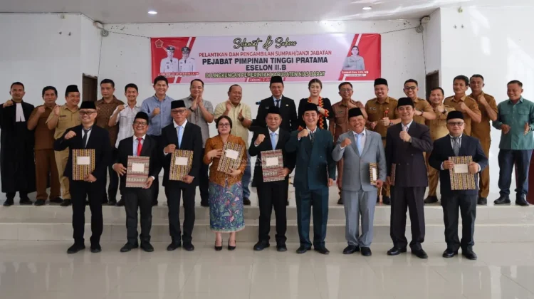 Bupati Nias Barat Lantik Sejumlah JPT Pratama