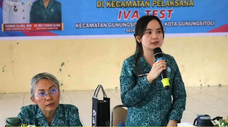 TP PKK Gunungsitoli Monitoring Program IVA Test di Kecamatan