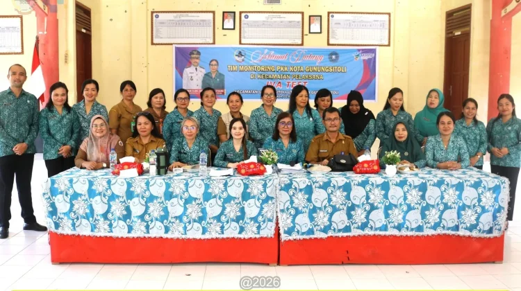 TP PKK Gunungsitoli Monitoring Program IVA Test di Kecamatan