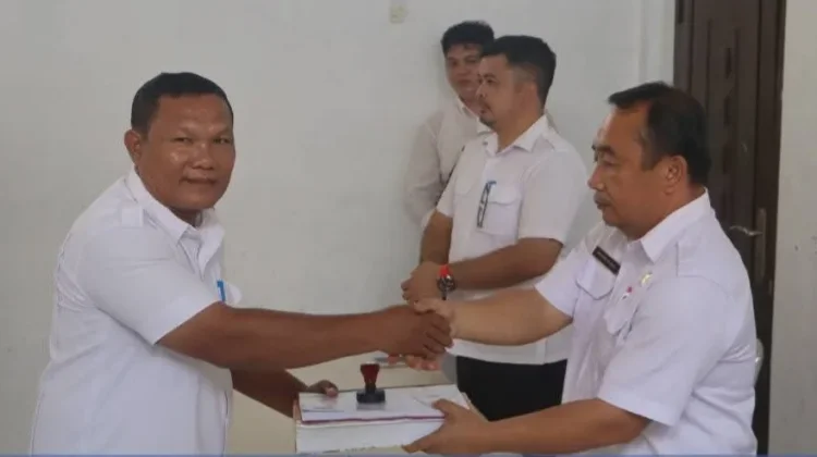 Asisten III Setda Nias Barat Pimpin Sertijab JPT Pratama