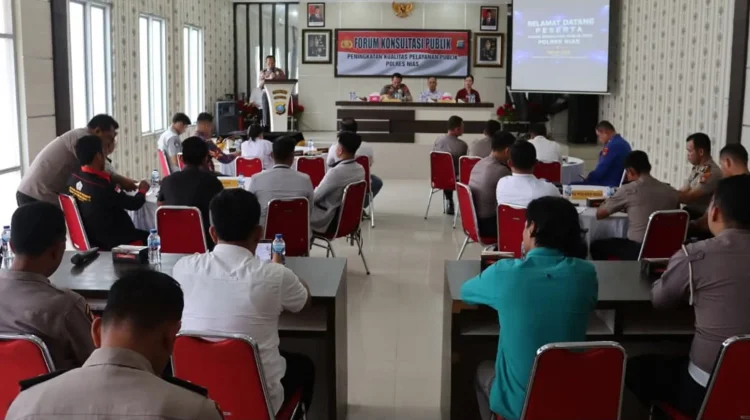 Polres Nias Gelar Forum Konsultasi Publik