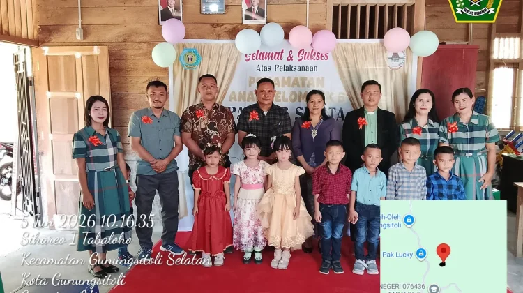 Kemenag Gunungsitoli Hadiri dan Bawakan Renungan pada Acara PAUD SISATA