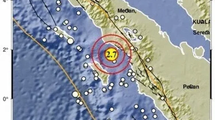 BMKG Gunungsitoli Catat 9 Gempa Dangkal Periode 29 Mei - 04 Juni 2026
