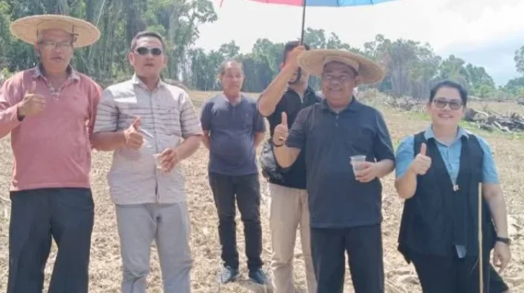 Wabup Nias Barat Hadiri Penanaman Perdana Jagung Hibrida di Lahusa